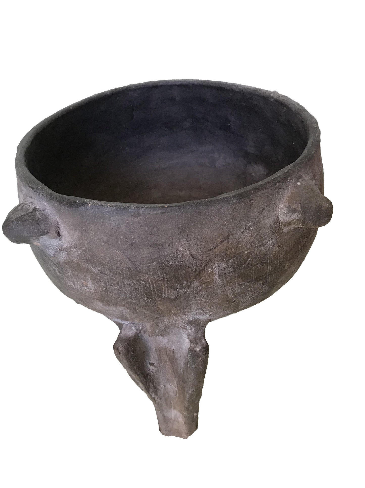 Vaso Tripode Riproduzione Ceramica Sardegna Antica Terracotta Preistorica - AntonArte